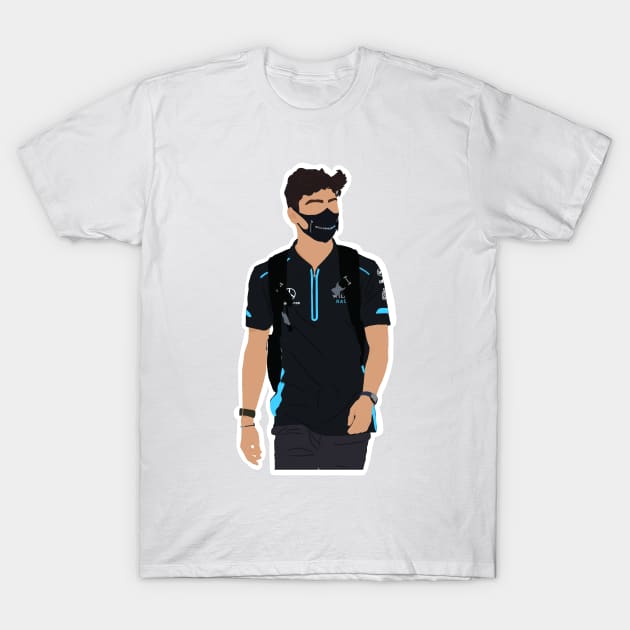 Jack Aitken for Williams Racing at the 2020 Sakhir Grand Prix T-Shirt by royaldutchness